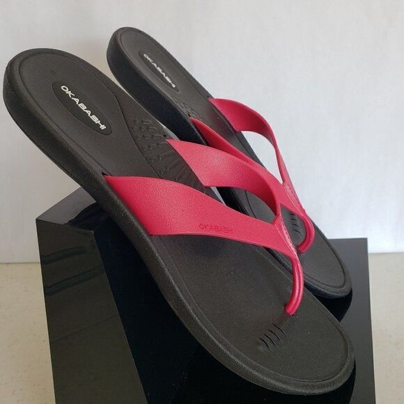 Women's Pink Flip Flops Large NWOT - Picture 4 of 7